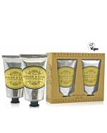 Luxury Hand and Foot Cream Ginger Lime 2 x75ml